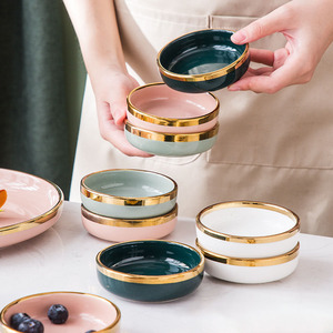 Petit plat en porcelaine Offre Spéciale pour usage domestique-Goûtez la sauce maison huile <span class=keywords><strong>vinaigre</strong></span> assaisonnement vente en gros <span class=keywords><strong>pas</strong></span> <span class=keywords><strong>cher</strong></span> - Product Image 2