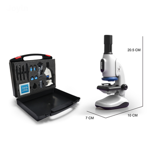 子供向けの教育用顕微鏡キット-子供向け科学学習玩具STEMラボスクールラボ機器生物学的観察ツール - Product Image 4