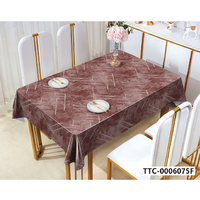 Nappe en PVC unie personnalisable, moderne et écologique, imperméable et anti-taches, rectangulaire, pour dîner de fête