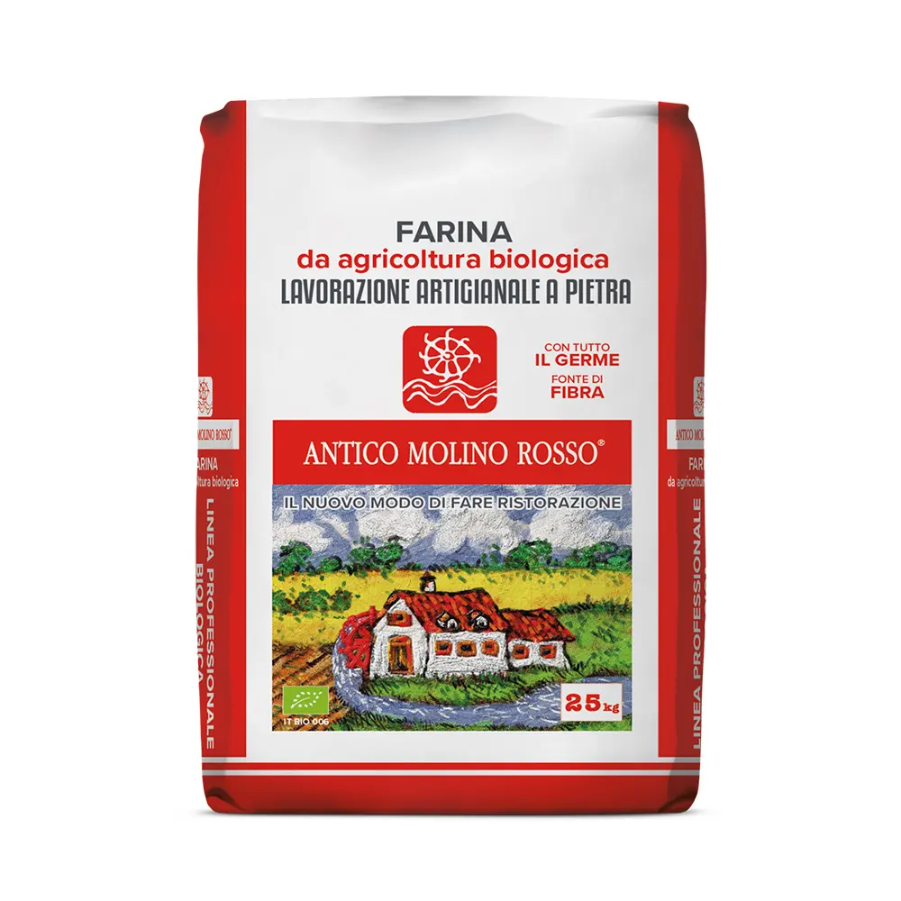 Melhor Venda Orgânica De Pedra Moída De Centeio E Trigo Aida Omega 3 Uso De Farinha Para Pão Bom Para A Saúde 100% Made In Italy 25 Kg