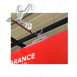 <span class=keywords><strong>Support</strong></span> mural magnétique transparent en plastique pour <span class=keywords><strong>affiche</strong></span> de plafond, 146x207mm, avec clips en X, pour accrocher des tableaux et des cadres - Product Image 1