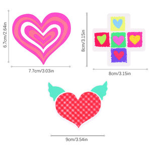 Copricapezzoli Adesivi Usa e Getta a Forma di Cuore Rosa Reattivi ai Raggi UV per San Valentino, Feste, Appuntamenti Romantici e Discoteche - Product Image 2