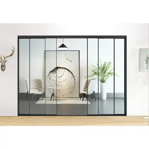 घर के लिए आधुनिक उच्च सुरक्षा बाहरी दरवाजा एल्यूमीनियम अपवीसी स्लाइडिंग ग्लास दरवाजे