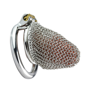 Dispositif de chasteté BDSM <span class=keywords><strong>en</strong></span> acier inoxydable 304 doux préféré des hommes, jeux de bondage confortables pour couples, verrouillage <span class=keywords><strong>du</strong></span> pénis, jouet sexuel pour homme - Product Image 1