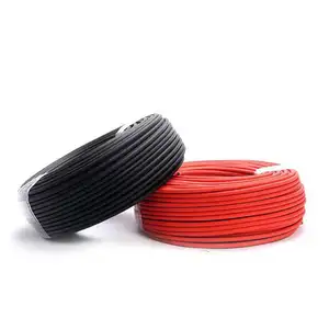 UL ได้รับการรับรอง UL4703 มาตรฐานคอร์เดี่ยว 12AWG 10AWG สายเคเบิลพลังงานแสงอาทิตย์ PV