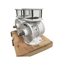 Vanne rotative à clapet pour poudre de maïs