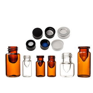 Прозрачный коричневый 5 мл лабораторный стеклянный флакон для инъекций Встроенная внутренняя колба 0,5 мл 1,5 мл размеры 15 мл Крышка для короны - Product Image 6