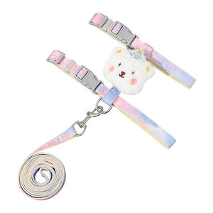 Moda de verano en forma de I perro gato correa para caminar cuerda de nailon de alto valor cintas sólidas acolchadas para pequeños medianos para <span class=keywords><strong>Amazon</strong></span> al por mayor - Product Image 5