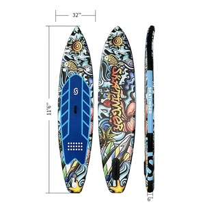 กระดานโต้คลื่นแบบเป่าลม รุ่น Skatinger ปี 2026 พร้อมส่ง ลายปลาคราฟ ดีไซน์สวยงาม - Product Image 6