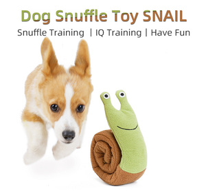 Best Designer Custom Eco-Friendly Snail Dog Chew <b>Toy</b> Washable IQ Training Fun Pet <b>Toy</b> - Product Image 2