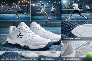 <span class=keywords><strong>Scarpe</strong></span> da Padel Personalizzate per Estate/Primavera, Produzione in Fabbrica, Suola ad Alta Aderenza, Qualità Stabile, Servizio di Etichetta Privata, Vendita al Dettaglio - Product Image 2