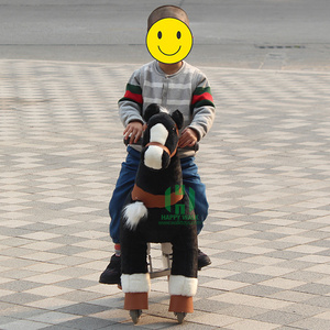 เครื่องกลม้าเด็กขี่สำหรับขายขี่ม้าของเล่นล้อ - Product Image 1