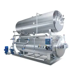 steam retort sterilizer canned food large retort machine sterilizing machine for food product