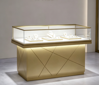 Meilleures ventes GZowin Vitrines de présentation pour bijouteries et présentoirs de centre commercial en bois et métal, durables, de haute qualité, avec éclairage LED design, direct usine