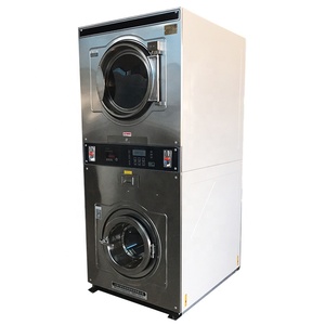 Haute qualité <span class=keywords><strong>8</strong></span> + <span class=keywords><strong>8</strong></span> <span class=keywords><strong>kg</strong></span> vapeur chauffage pièce laveuses sécheuses pour laverie en libre-service - Product Image 2