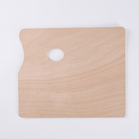 Palette ovale en bois de haute qualité 20x30cm pour peinture à l'huile, fournitures d'art scolaire pour artistes, idéale pour mélanger les couleurs - Vente en gros