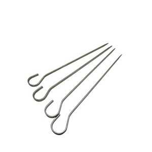 Thép không gỉ đứng dọc BBQ móc xiên nướng thanh cho thịt nướng - Product Image 1