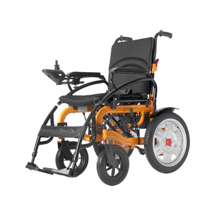 Sedia a Rotelle Elettrica Portatile per Disabili: Leggera, Pieghevole, con Schienale Alto, Seduta Larga T204 -- 500115 - Product Image 2