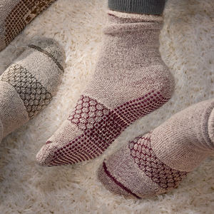 جوارب صوف شتوية سميكة مخصصة حسب الطلب، جوارب صوف ميرينو بتصميم مخصص، جوارب صوف مخصصة بشعارك - Product Image 2