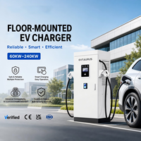 Station de recharge rapide pour véhicules électriques DC OCPP commerciale, nouvelle EVTAURUS JT40-B-26.8.7 90kW-240kW, robuste, étanche IP54, double borne