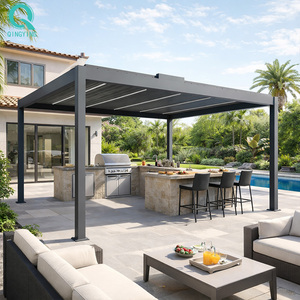 Pergola QINGYING Toit Automatique Électrique <span class=keywords><strong>6x3</strong></span> Gazebo en Aluminium - Product Image 1