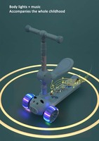 Scooters pliables réglables de pied d'enfants vente en gros de scooter d'enfants Kick Scooter d'enfants 3 d'enfants de roue