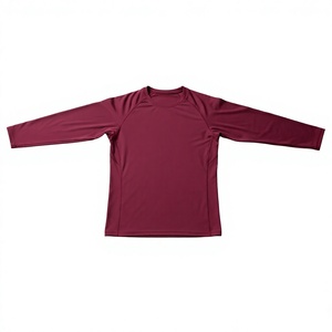 T-shirts de protection solaire UPF50 à manches longues personnalisés, écologiques, pour hommes, BJJ, boxe, compression, unisexe, sous-vêtement technique - Product Image 1