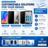 Layar Sentuh In-Cell Grosir untuk Samsung Galaxy A54 5G A546B, Perakitan Layar Pengganti (Lot)