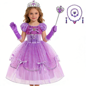 Disfraz de princesa de Halloween para niños, el más vendido, para fiestas de disfraces y películas de televisión infantiles. - Product Image 1