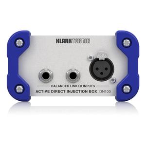 <span class=keywords><strong>Klark</strong></span> Teknik DN100 V2 Boîte <span class=keywords><strong>DI</strong></span> active monocanal Équipement de musique de scène Guitare Basse Alimentation fantôme 48V - Product Image 4