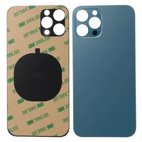 Remplacement du boîtier de la porte arrière d'origine OEM Design à grand trou Accessoires pour téléphones mobiles 12 Pro Max Couvercle de la batterie arrière Verre arrière