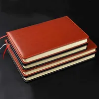 Carnet de notes et agenda A5 en cuir PU rigide avec logo personnalisé et reliure cousue - Vente en gros de carnets de notes personnalisés
