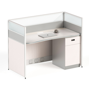 Văn Phòng Hiện Đại Tủ Bàn Modular 4-Người Văn Phòng Máy Trạm Với Di Chuyển Tủ Nhân Viên Bàn Máy Trạm Mở Bàn - Product Image 4