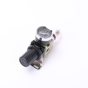 ตัวกรองลมพร้อมเกจวัดแรงดันและขายึดสำหรับเครื่องอัดอากาศ Baofeng Pneumatics รุ่น AW2000 02 - Product Image 2