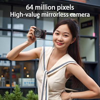 Videocámara Digital Selfie con Pantalla Giratoria de 180°, 2000mAh, Estilo Retro sin Espejo, Dispositivo de Video de Bolsillo para Adolescentes, Chicas y Chicos