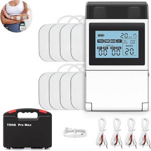 48-modus MH-1087 Vierkanaals <span class=keywords><strong>TENS</strong></span> Fysiotherapie-instrument Timingcontrole Acupuntmassage Nekspierstimulator USB Oplaadbaar - Product Image 2