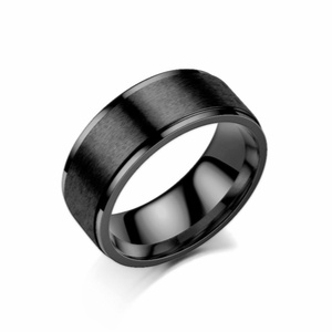 <span class=keywords><strong>Bague</strong></span> de Couple Tendance Plaqué <span class=keywords><strong>Or</strong></span>, Bijou de Main Cercle Végétal Mat en Acier Inoxydable <span class=keywords><strong>Simple</strong></span> pour l'Europe et les États-Unis - Product Image 3
