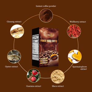 Café de Maca Pur Naturel aux Herbes pour Hommes, Stimulant Sexuel en Poudre Noire, Goût <span class=keywords><strong>Amer</strong></span>, Emballage Boîte - Product Image 2