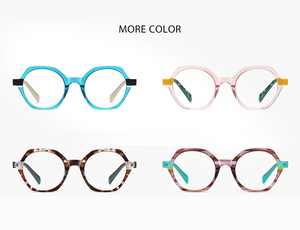 Fabricante gran oferta nuevas gafas coloridas Unisex Anti luz azul bloqueo Vintage Retro rectángulo marco gafas para lectura - Product Image 5