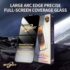 3D Kim Cương Cắt Ren Điện Thoại Di Động Tempered Glass Đối Với iPhone 15 14 13 12 16 Bảo Vệ Màn Hình Cho iPhone 17 Pro Max - Product Image 5