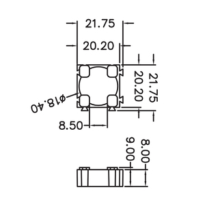 ตัวเว้นระยะแบตเตอรี่แบบกำหนดเอง OEM 18650 ขนาด 1x1 วัสดุ ABS+PC แบบยึดติดแยกและเชื่อมต่อ  ขายึดแบตเตอรี่สีดำ - Product Image 4