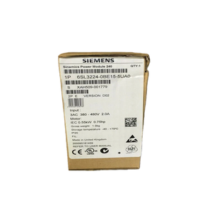 อินเวอร์เตอร์ปรับความถี่ 3AC 380-480V 1.5kW รุ่น 6SL3224-0BE21-5UA0 6SL3224-0BE22-2UA0 6SL3224-0BE23-0UA0 6SL3224-0BE24-0UA0 - Product Image 1