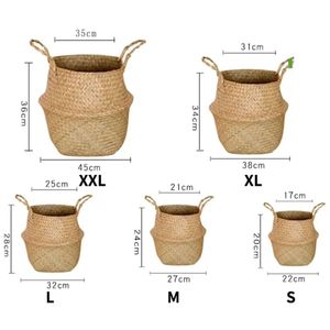 Cesta de Mimbre Bohemia Personalizada, Hecha a Mano, para Plantas de Interior, Maceta Decorativa, Contenedor de Almacenamiento, Precio de Fábrica - Product Image 6