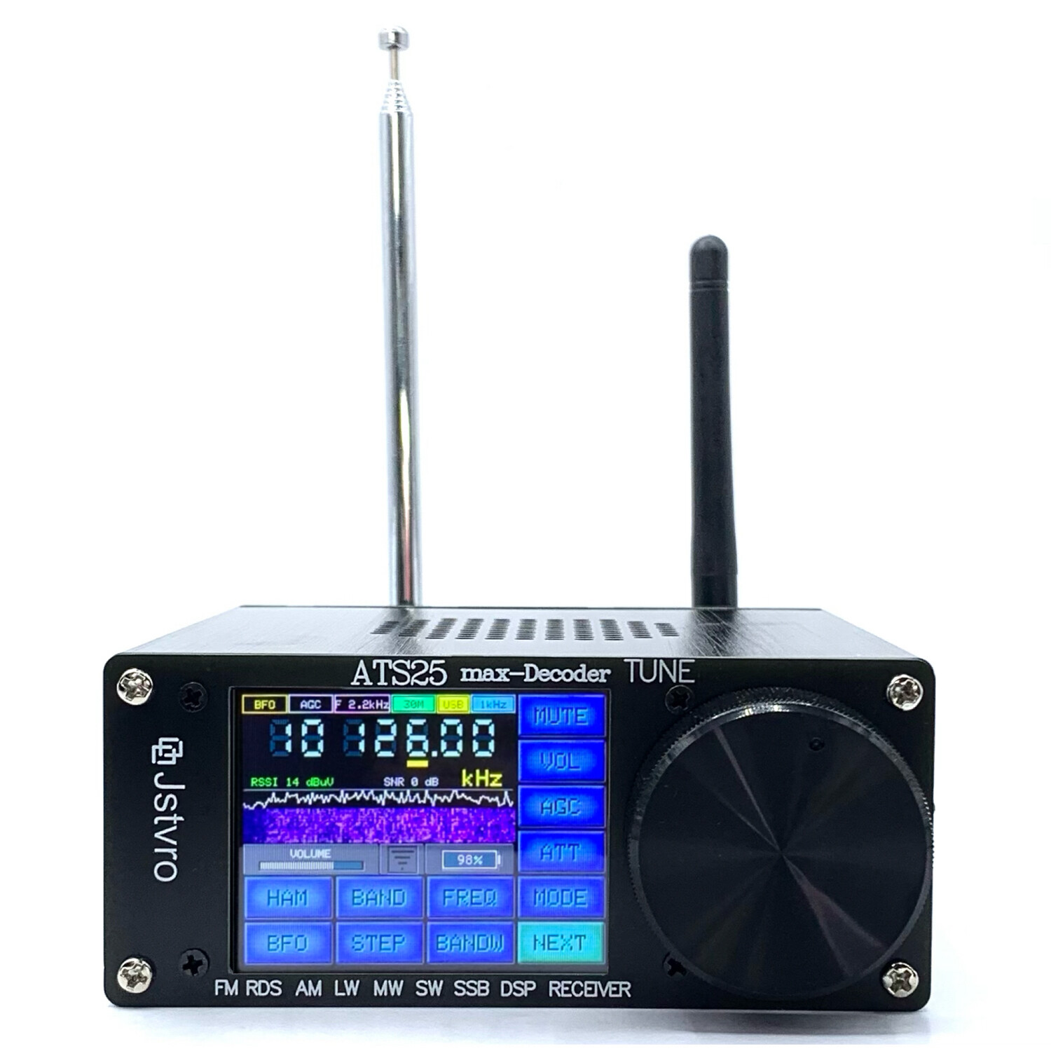 JSTVRO ATS25 MAX Decoder II Upgraded Radio Decoder with Advanced