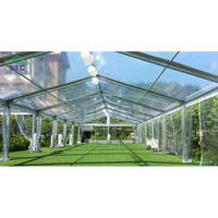 Tente de réception de mariage pour 400 personnes, Guangzhou, grande tente de réception de mariage climatisée pour 400 personnes, 20m x 40m, PVC double couche