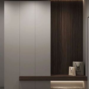 Armoire moderne de haute qualité sur mesure pour la maison, tiroirs verrouillables et ample espace de suspension pour la salle à manger et le salon - Product Image 3