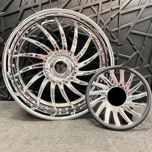 Cerchi Forgiati in Alluminio 6061-T6 da 19 20 22 24 26 Pollici, 2 o 3 Pezzi, Cromati o Oro Rosa per Rolls-Royce Phantom Cullinan <span class=keywords><strong>Ghost</strong></span> BMW Wraith - Product Image 5