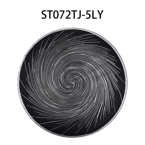 Wholesale Placemats for Restaurants <b>Round</b> Hollow Placemats Heatproof Table Mat Set PVC Table Mat Faux Leather Drain Mat <b>Tablemat</b> - Product Image 6