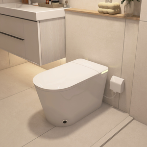 2025 sang trọng tự động thông minh Siphon máy bay phản lực Đỏ bừng gốm <span class=keywords><strong>WC</strong></span> tự làm sạch nhà vệ sinh thông minh - Product Image 1