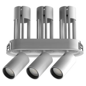 2024 thiết kế mới lõm dẫn Trần xuống ánh sáng cho phòng khách căng ánh sáng tại chỗ kéo xuống ánh sáng <span class=keywords><strong>6W</strong></span> 2x6W 3x6W 4x6W 12W 25W - Product Image 4